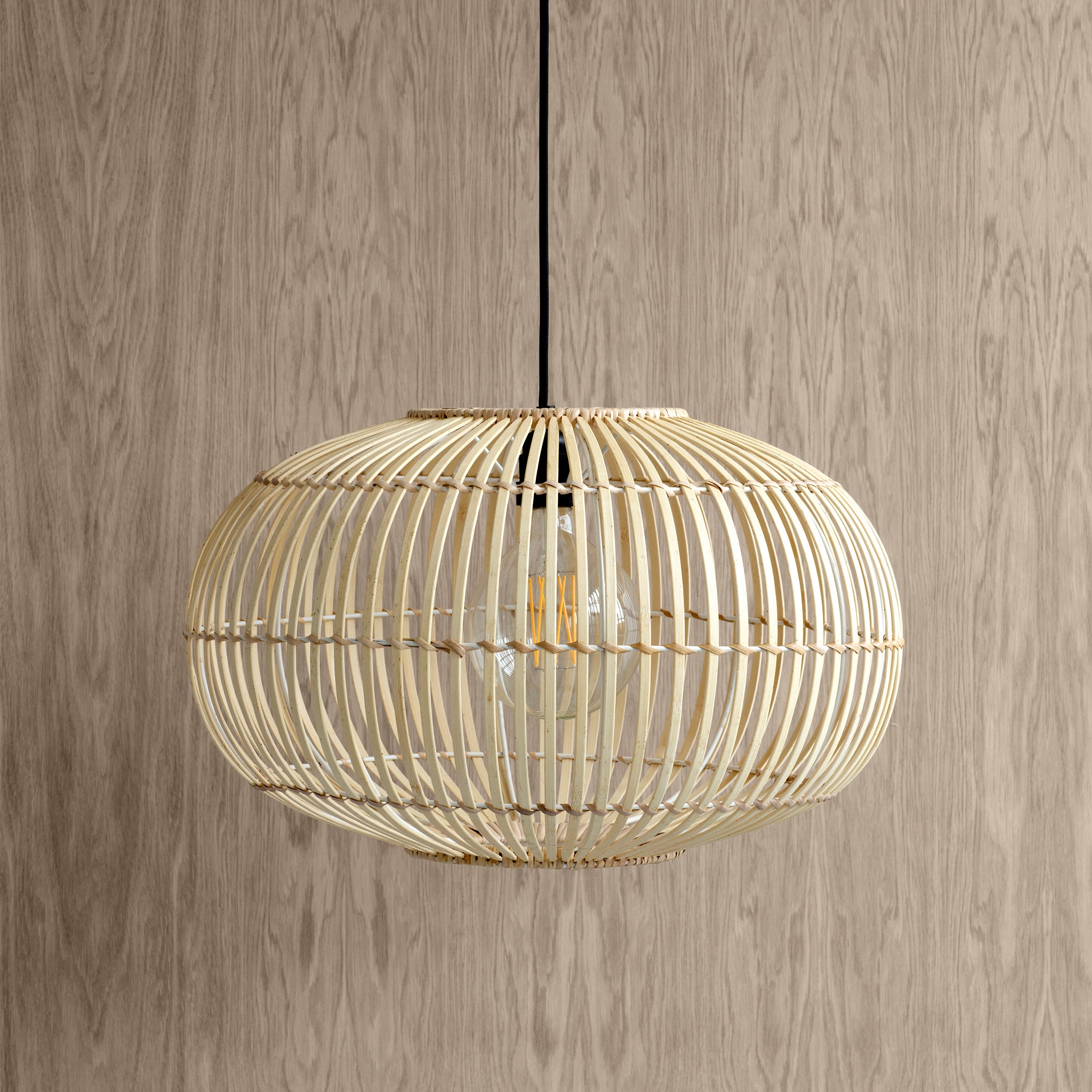Broste Copenhagen - Zep Bambus-Lampenschirm | Ø 38 x H 26 cm