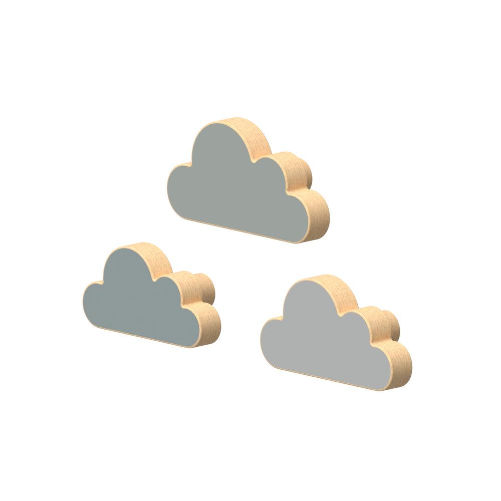 Cam Cam Copenhagen - Haken aus Holz | Wolke, mix blue
