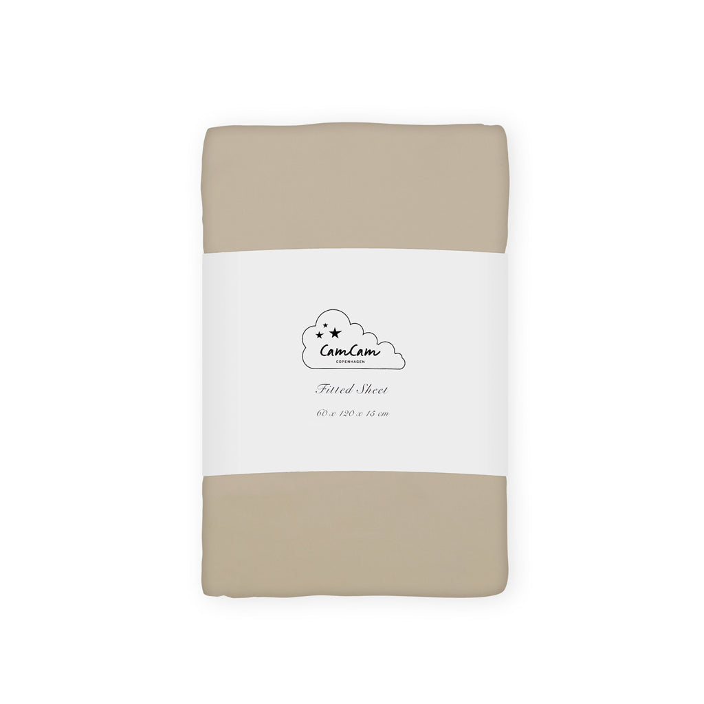 Cam Cam Copenhagen - Kinder-Spannbettlaken | 60 x 120 cm / hazel