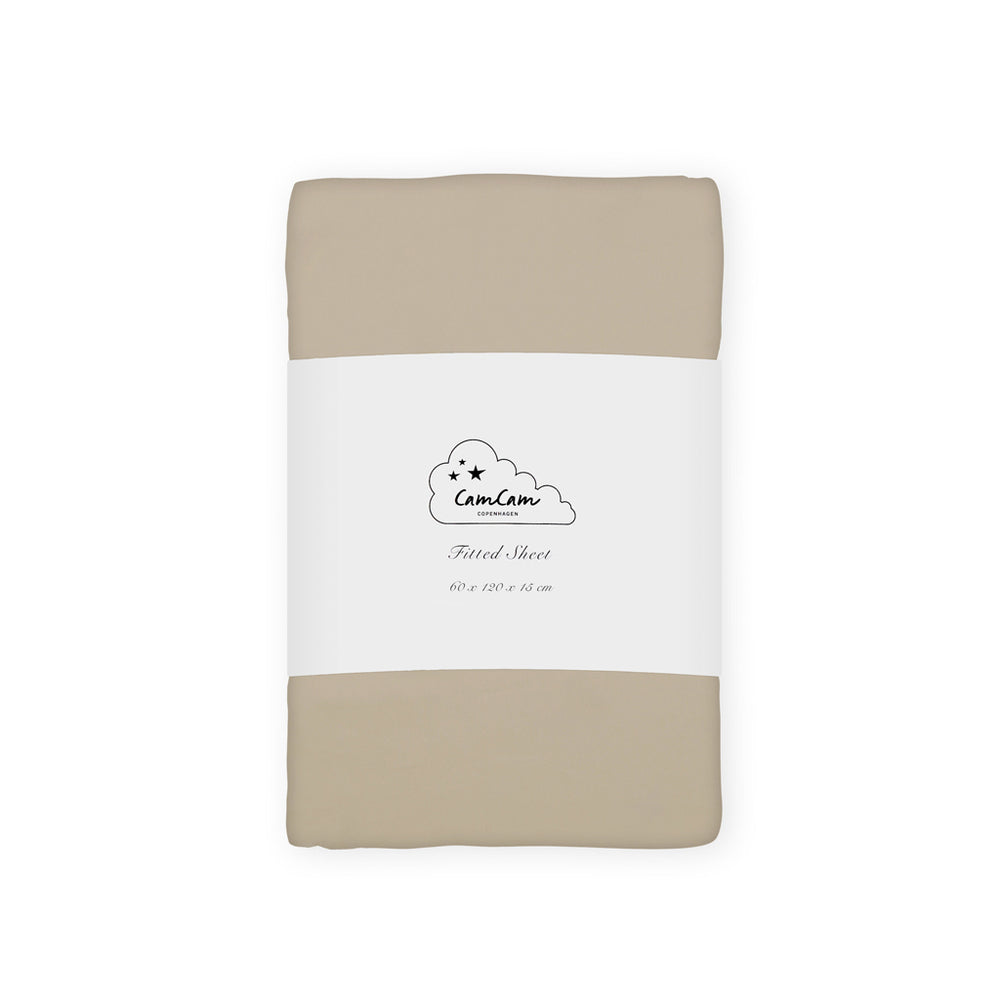 Cam Cam Copenhagen - Kinder-Spannbettlaken | 60 x 120 cm / hazel