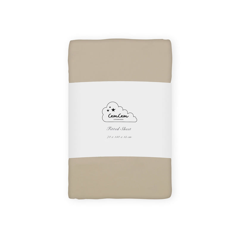 Cam Cam Copenhagen - Kinder-Spannbettlaken | 70 x 140 cm / hazel