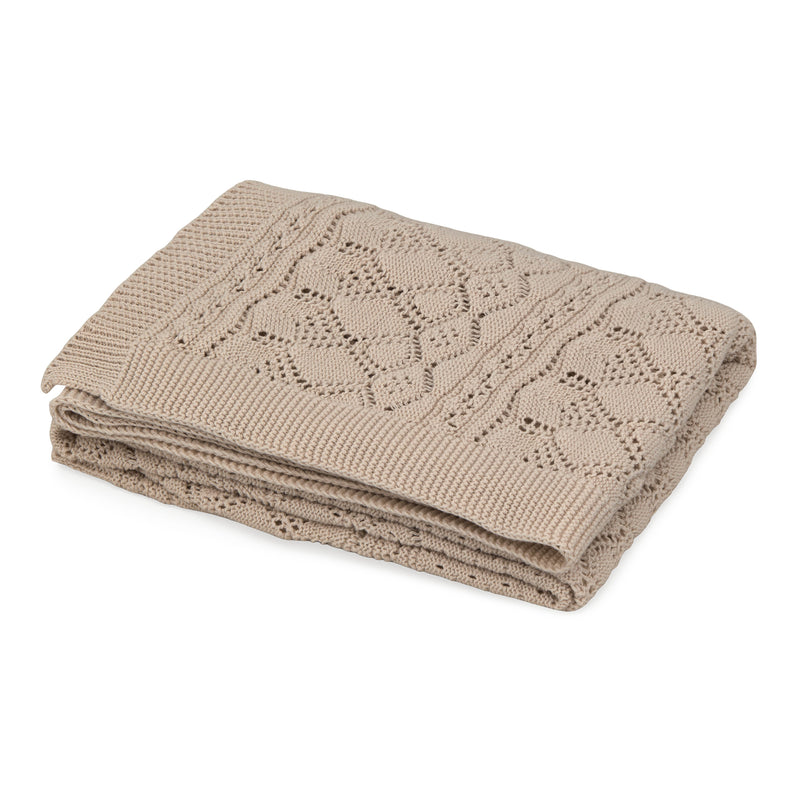Cam Cam Copenhagen - Pointelle Strick Babydecke | hazel