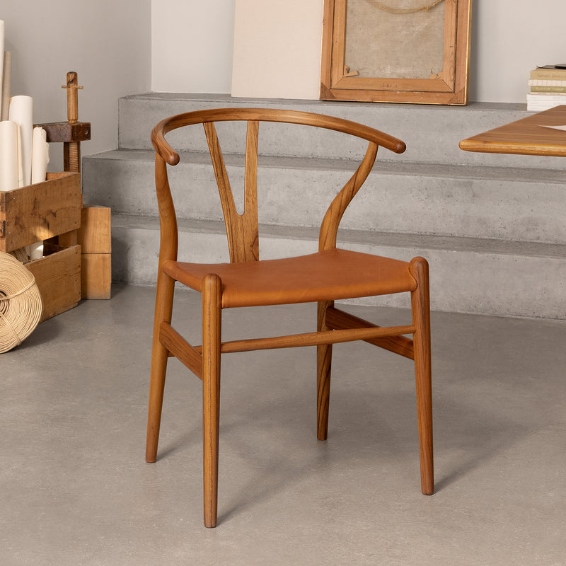 Carl Hansen - CH24 Wishbone Chair, schwarzes Geflecht