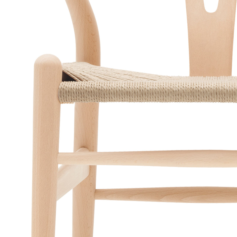 Carl Hansen - CH24 Wishbone Chair, schwarzes Geflecht