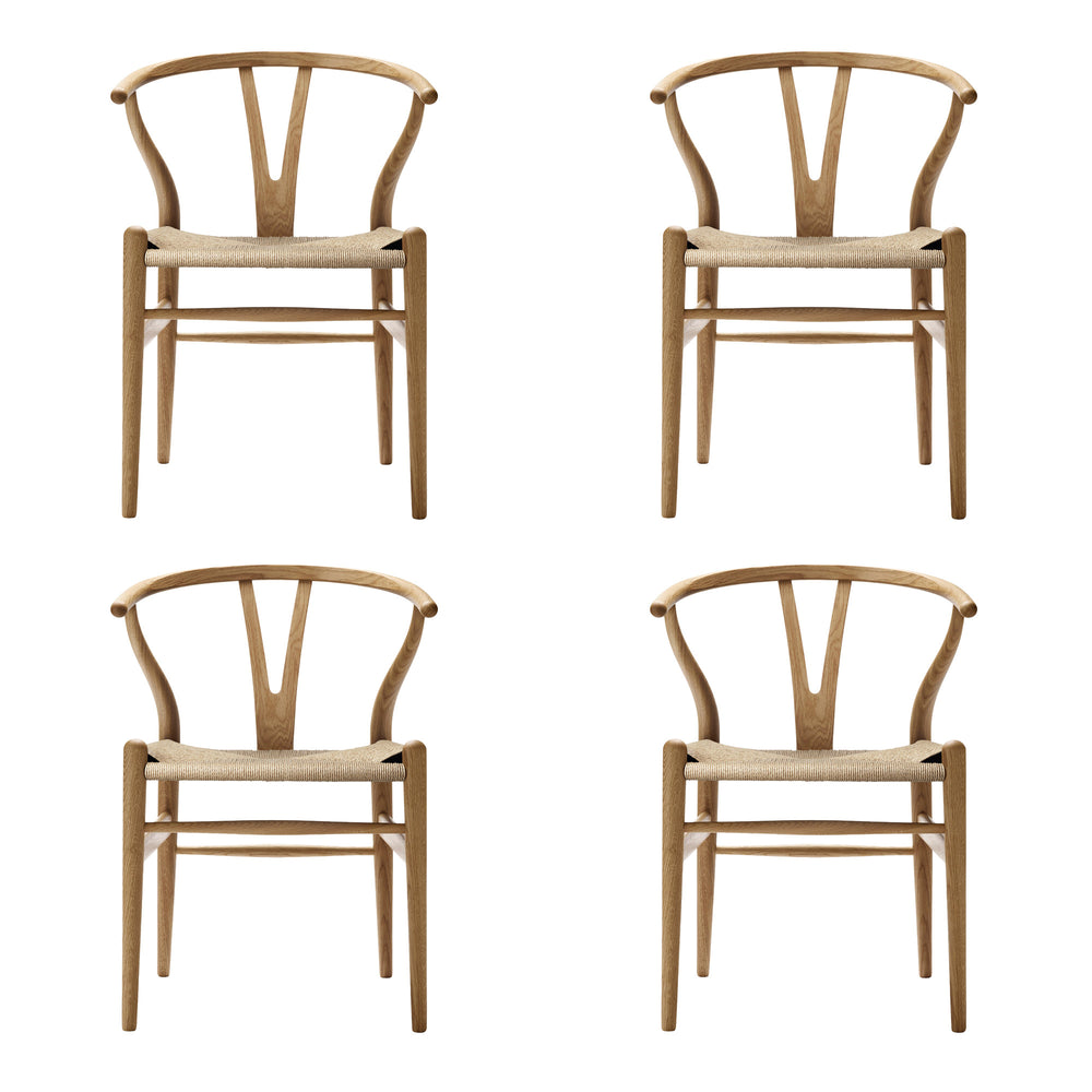 Carl Hansen - CH24 Wishbone Chair Set | 4er-Set / Eiche geölt