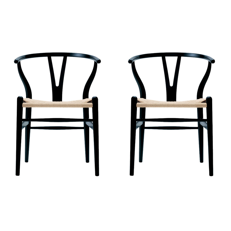 Carl Hansen - CH24 Wishbone Chair Set | 2er-Set / Eiche schwarz