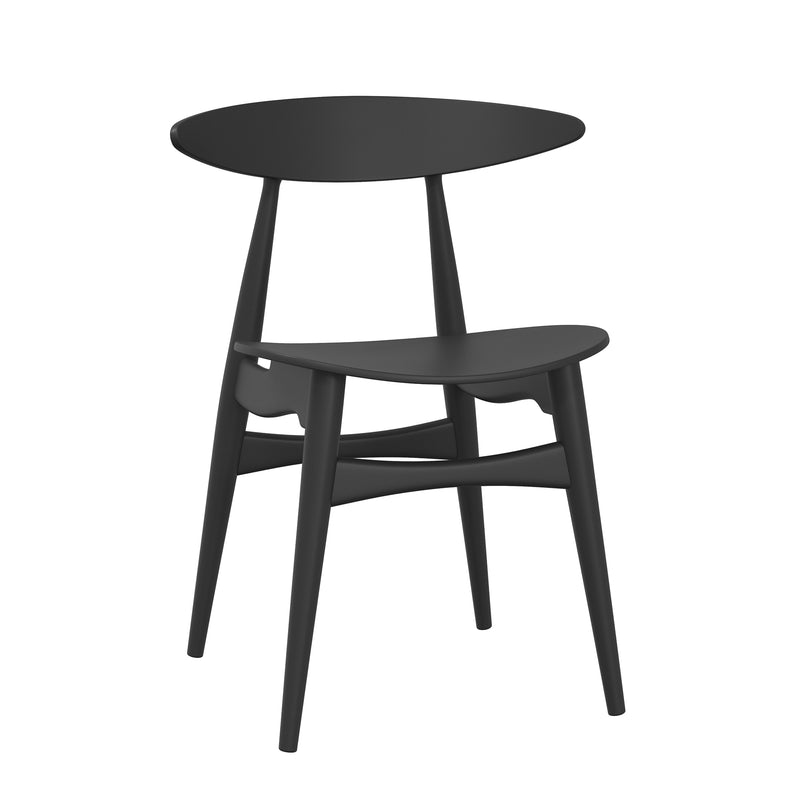 Carl Hansen - CH33 T | Buche soft schwarz lackiert