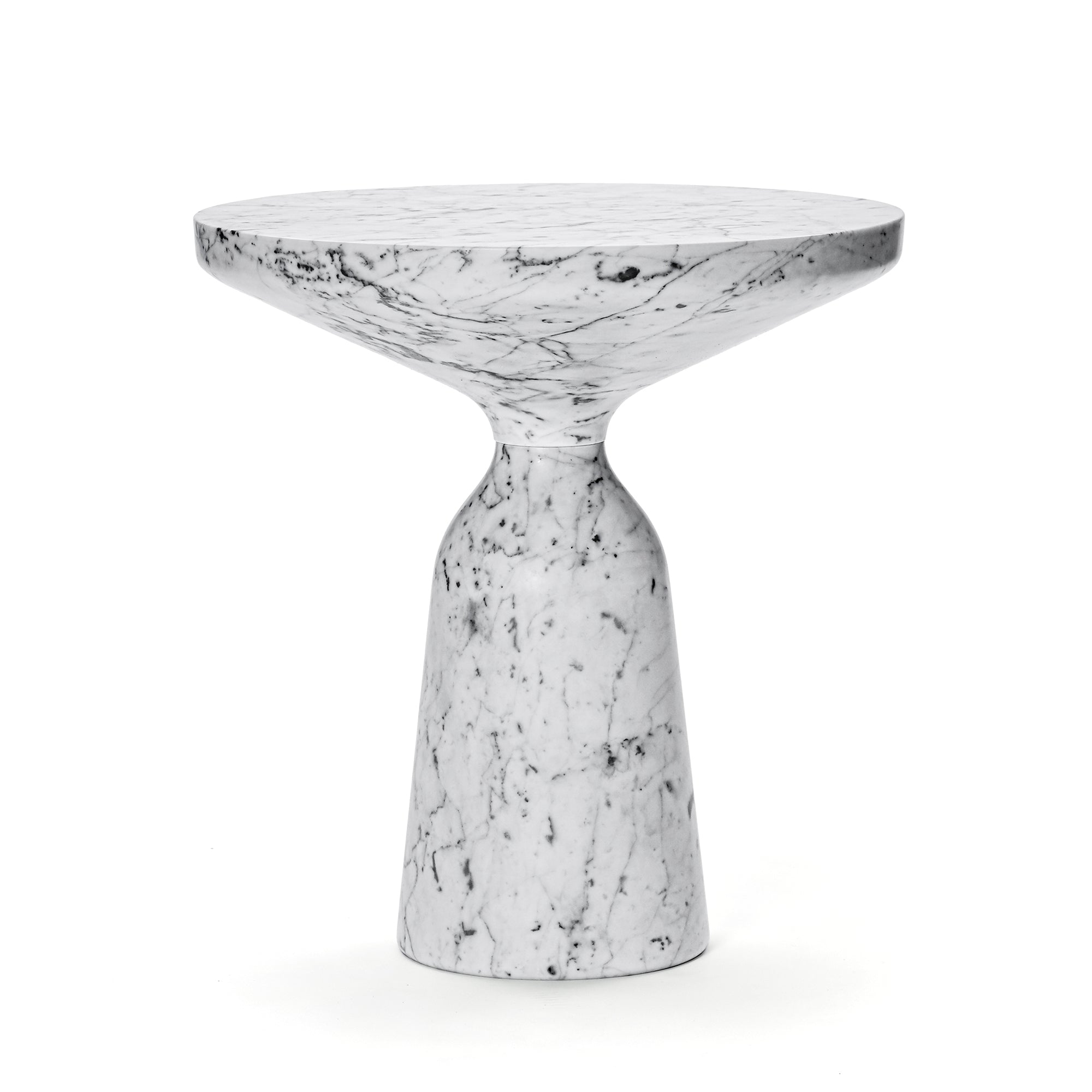 ClassiCon - Bell Beistelltisch Marmor | poliert, bianco carrana