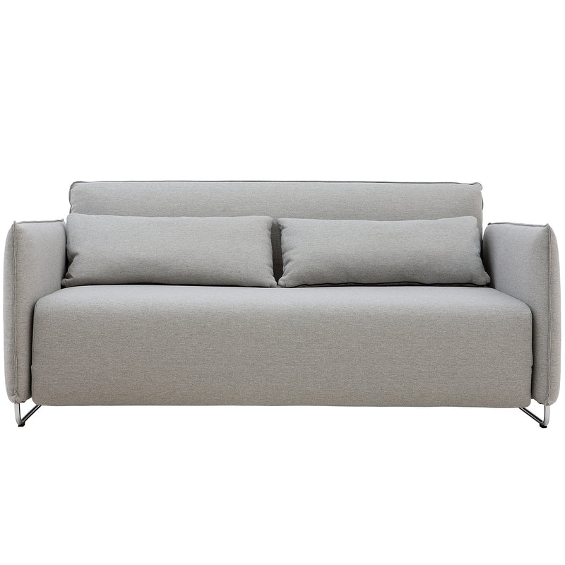 Softline - Cord Schlafsofa | Filz hellgrau (620)