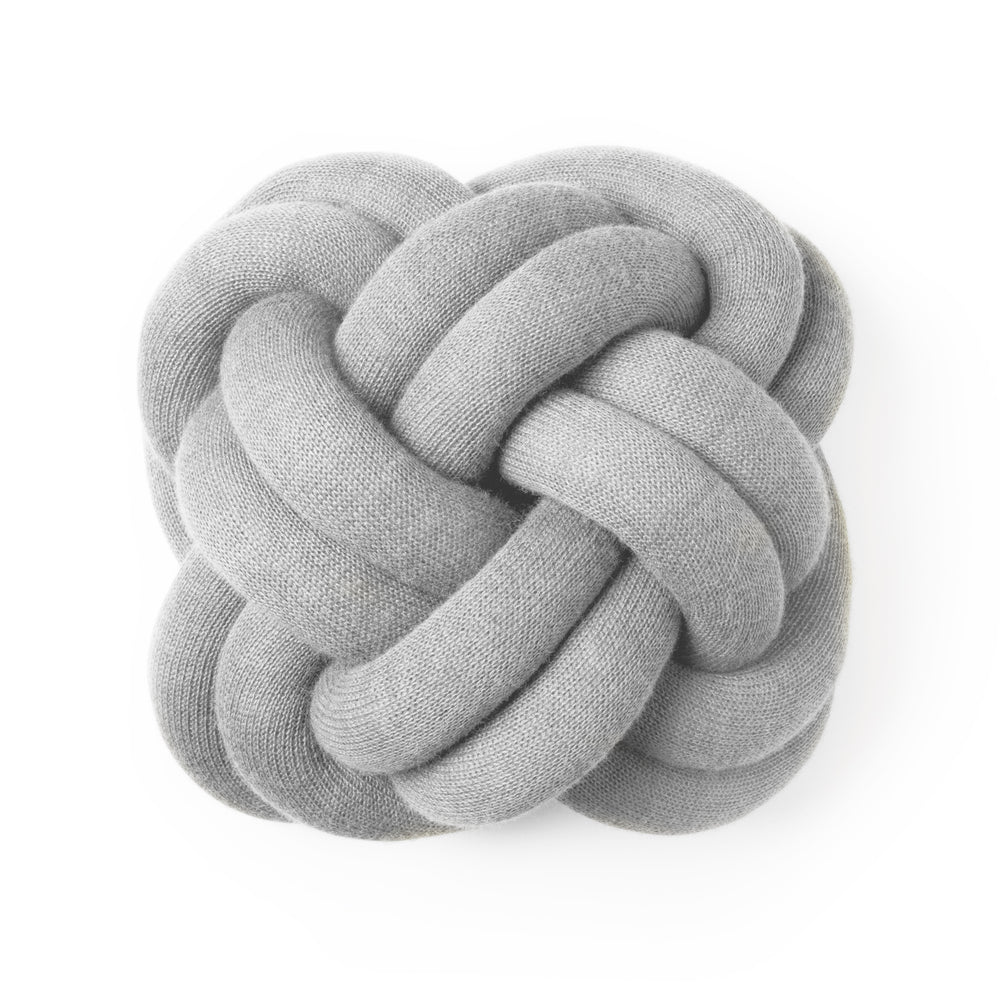 Design House Stockholm - Knot Kissen | hellgrau