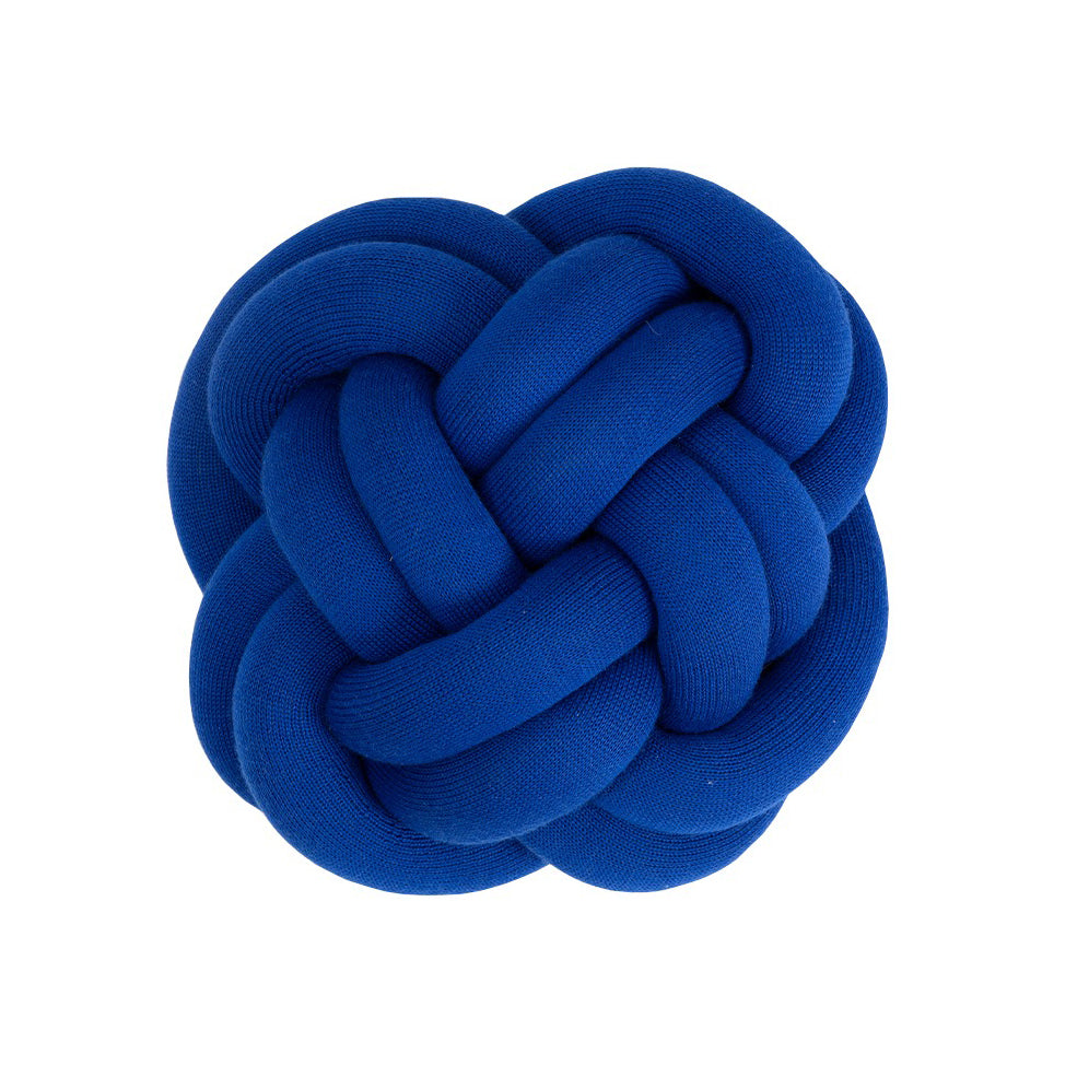 Design House Stockholm - Knot Kissen | klein blau
