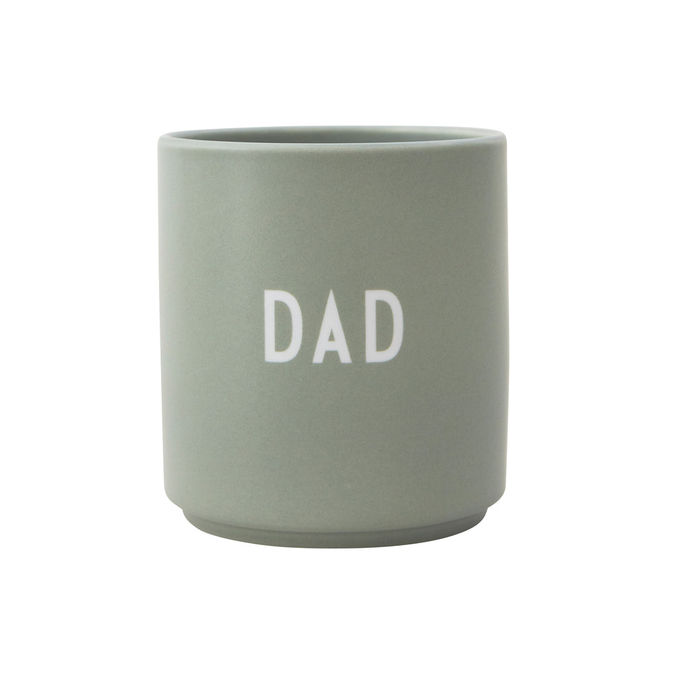 Design Letters - AJ Favourite Porzellan Becher | Dad / green  