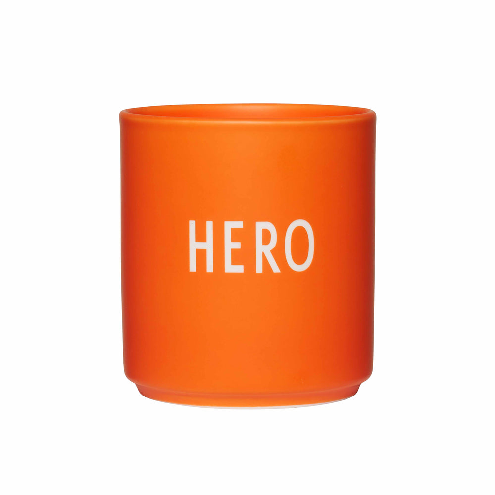 Design Letters - AJ Favourite Porzellan Becher | Hero / orange