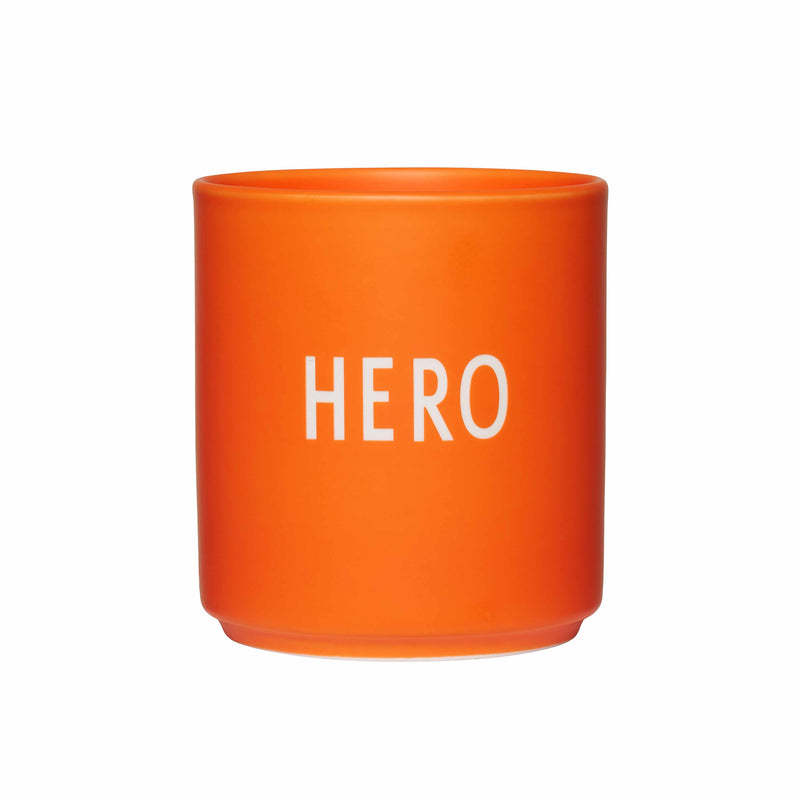 Design Letters - AJ Favourite Porzellan Becher | Hero / orange