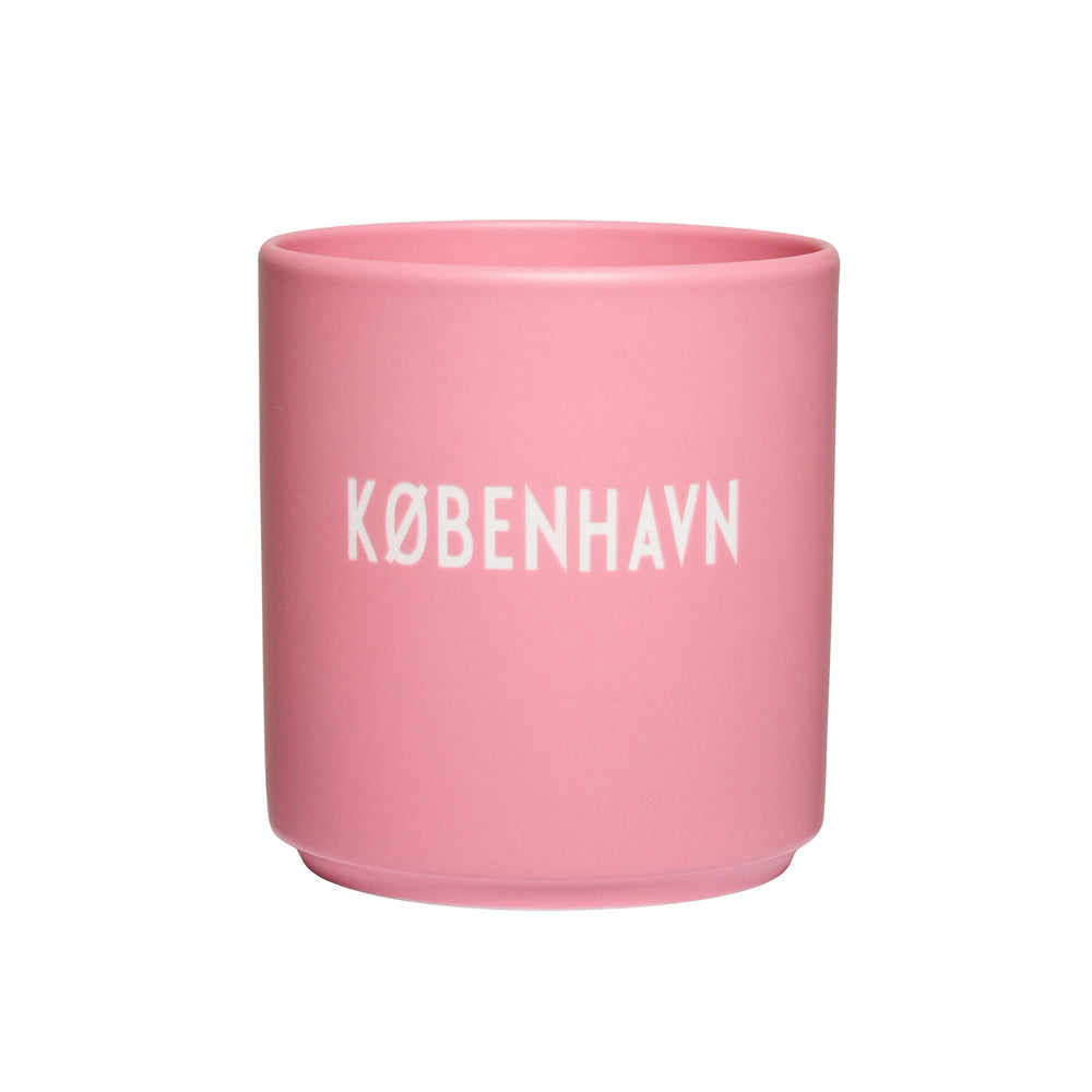 Design Letters - AJ Favourite Porzellan Becher | København / pink