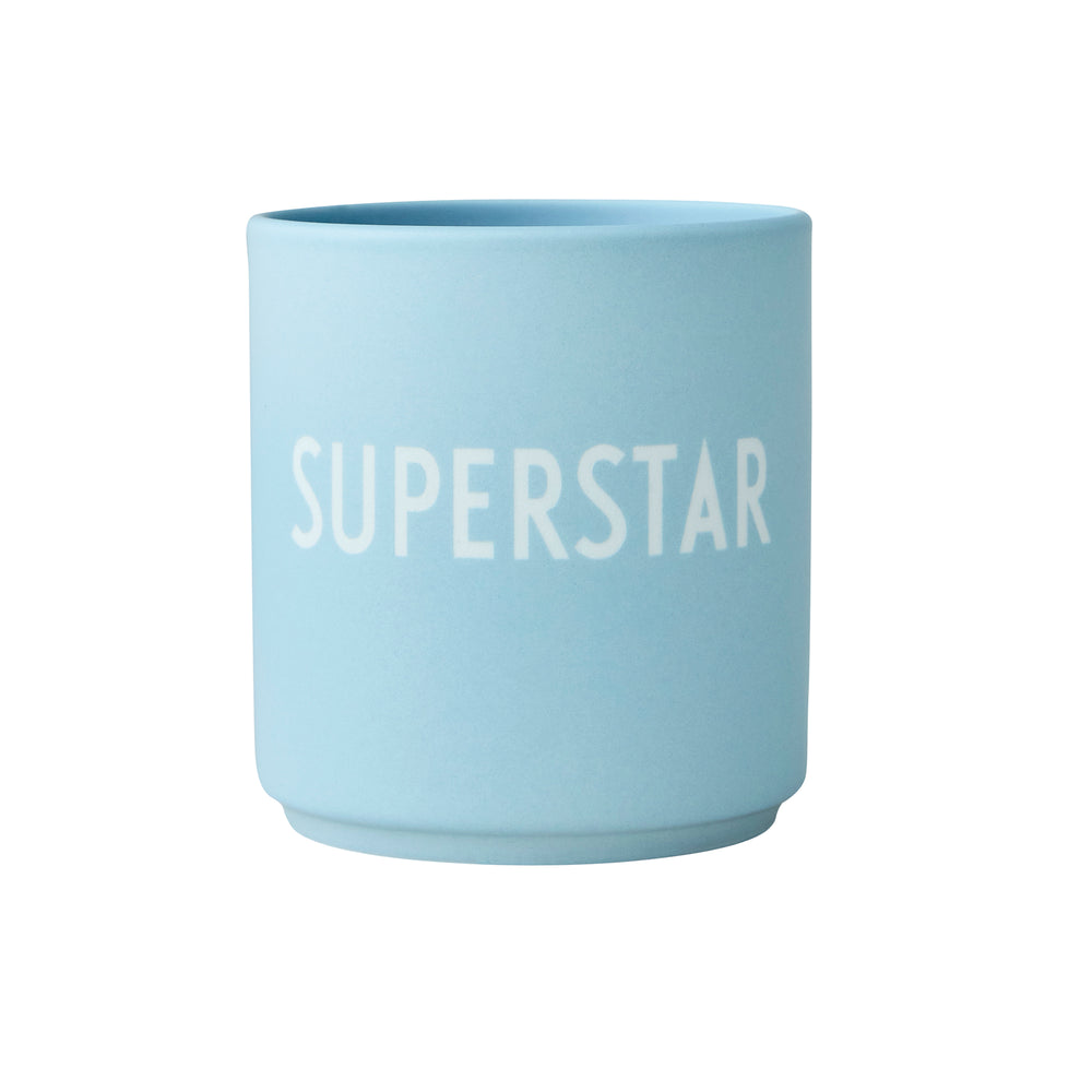 Design Letters - AJ Favourite Porzellan Becher | Superstar / soft blue