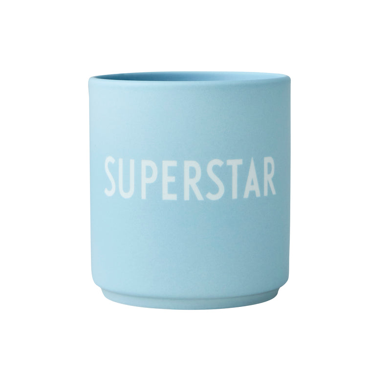 Design Letters - AJ Favourite Porzellan Becher | Superstar / soft blue