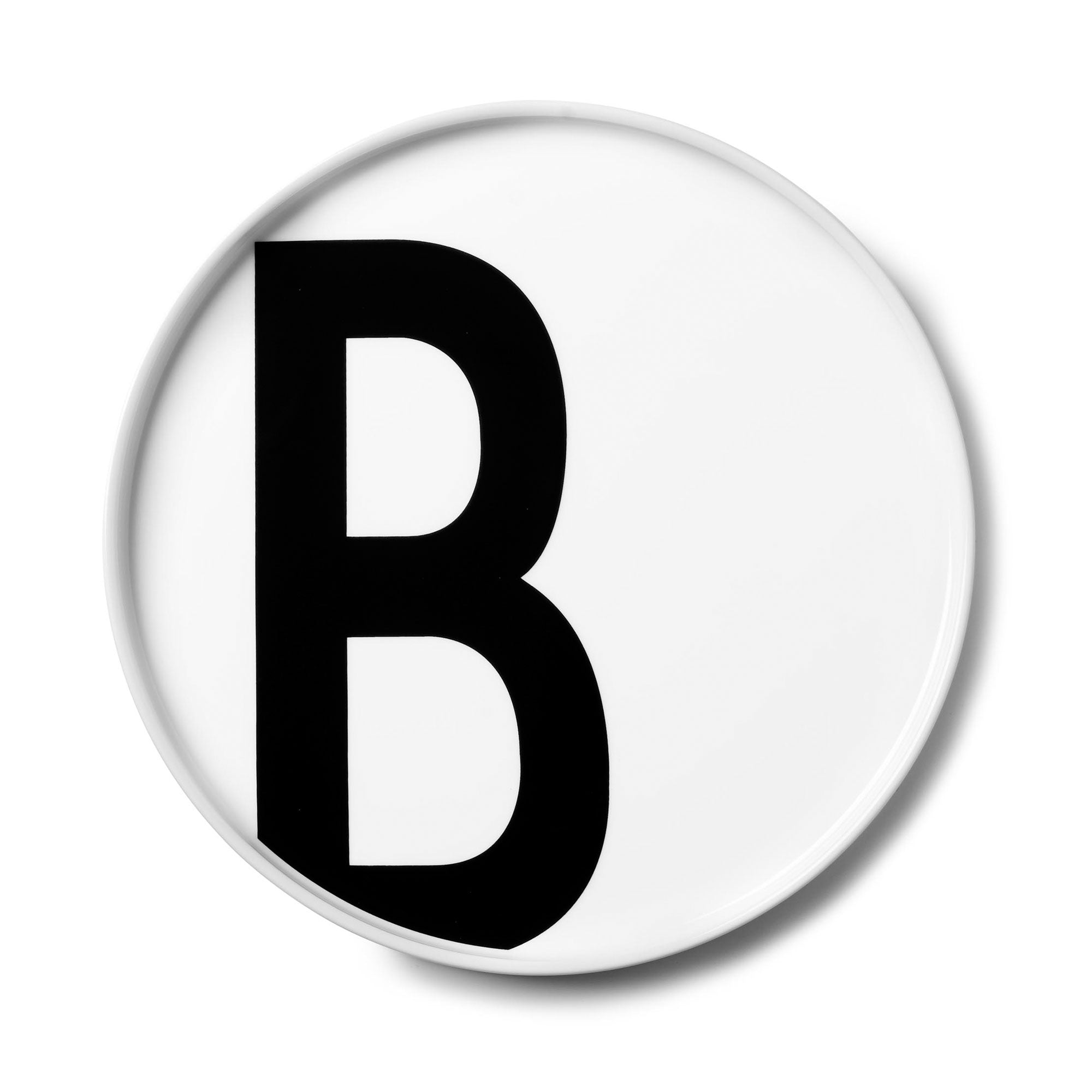 Design Letters - AJ Porzellan Teller | B