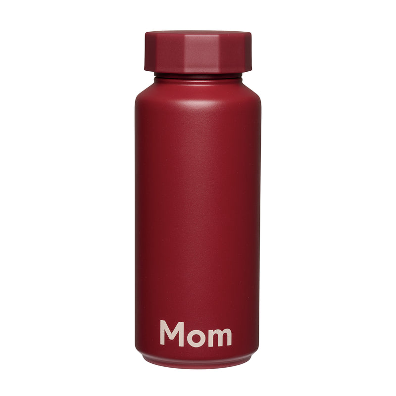 Design Letters - AJ Thermosflasche Hot &amp; Cold | burgundy (Mom)