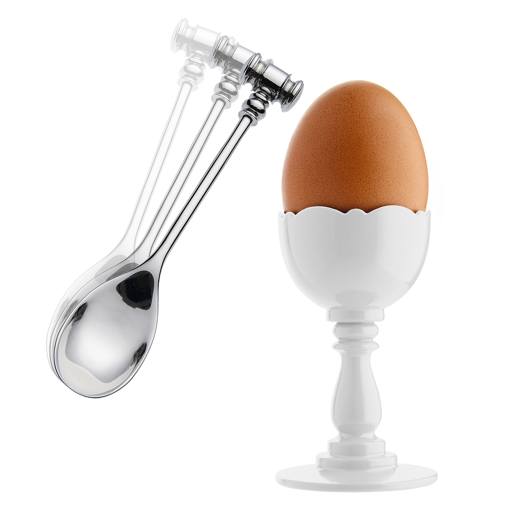 Alessi - Dressed Eierbecher mit Löffel