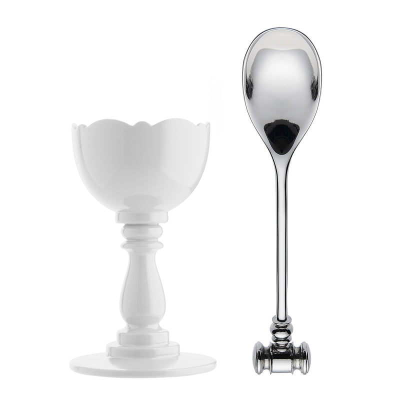 Alessi - Dressed Eierbecher mit Löffel | 