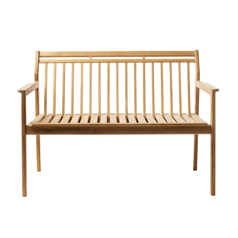FDB Møbler - Gartenbank mit Rückenlehne | 64,5 x 119,7 cm