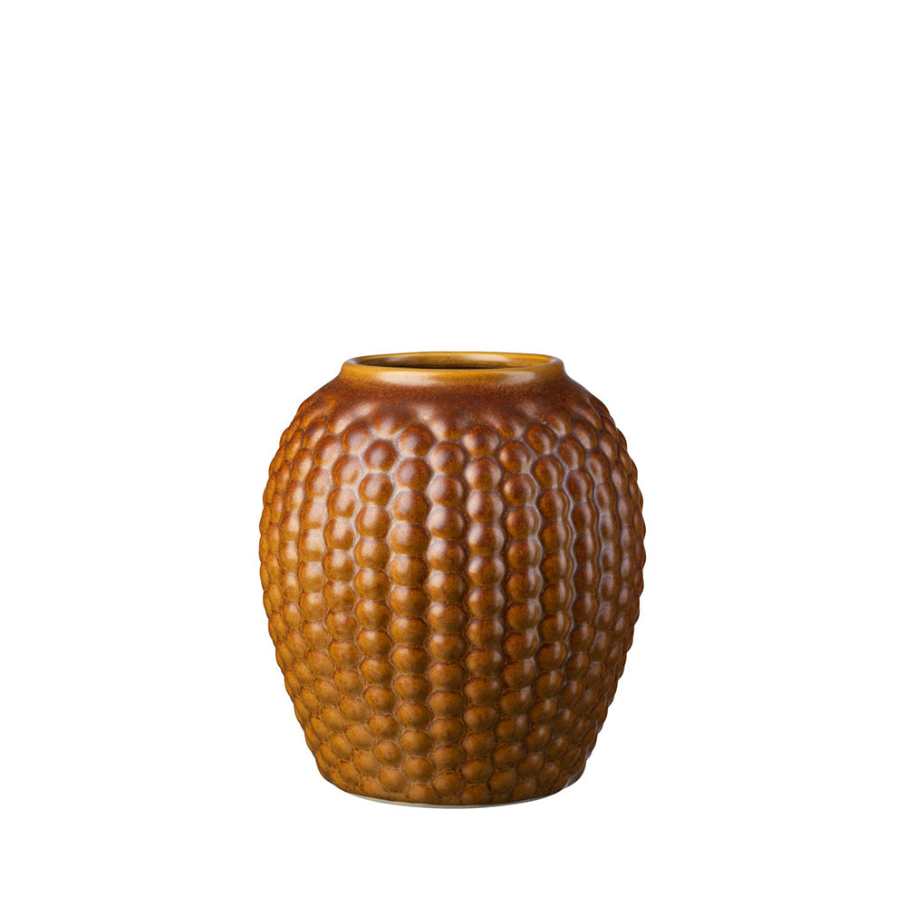 FDB Møbler - S7 Lupin Vase | Ø 16,5 x H 19 cm / golden brown