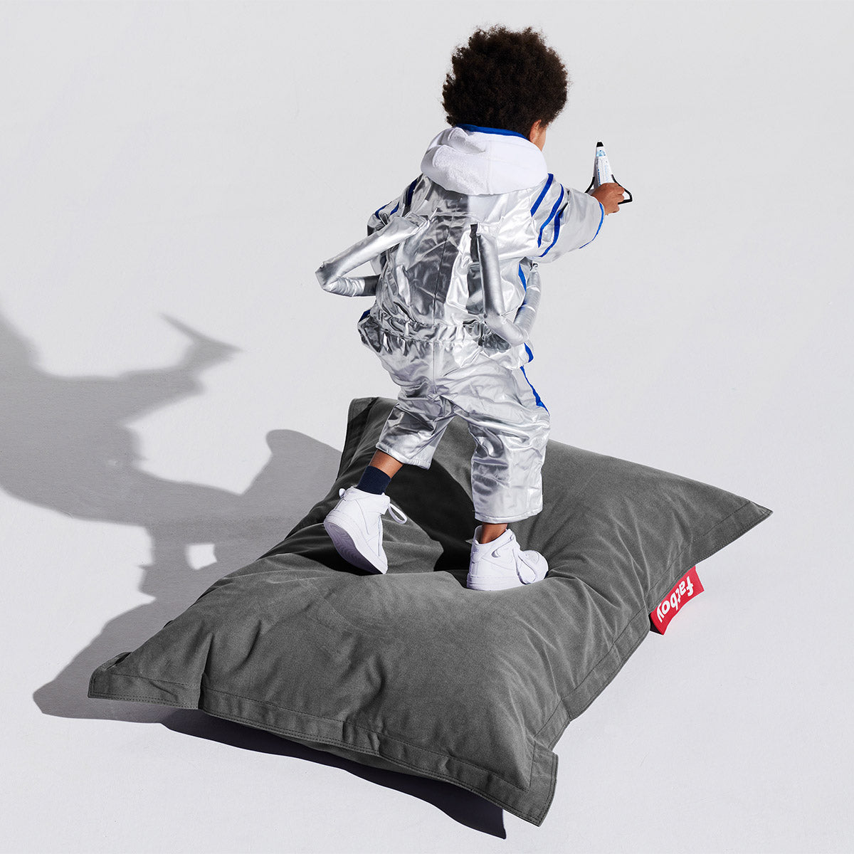 Fatboy - Junior Sitzsack Canvas | charcoal grey