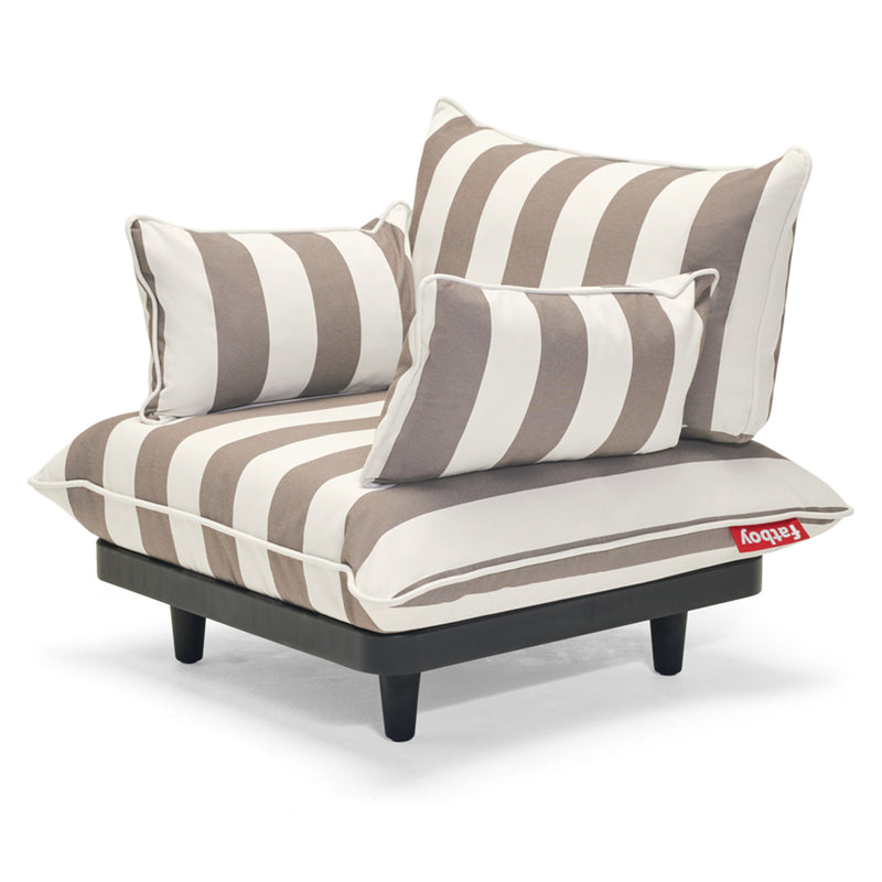 Fatboy - Paletti Outdoor Lounge Chair | white/striped cocoa