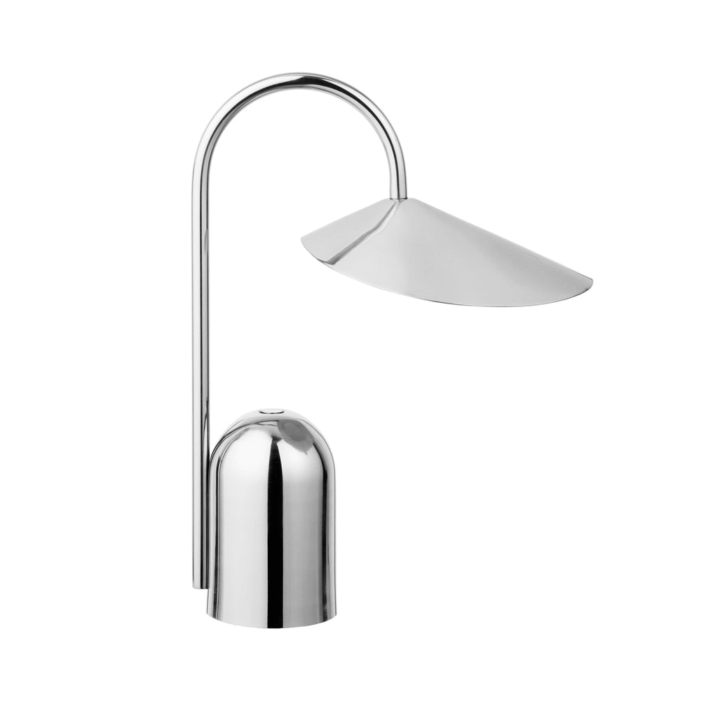Ferm Living - Arum Akku LED-Tischleuchte | Edelstahl