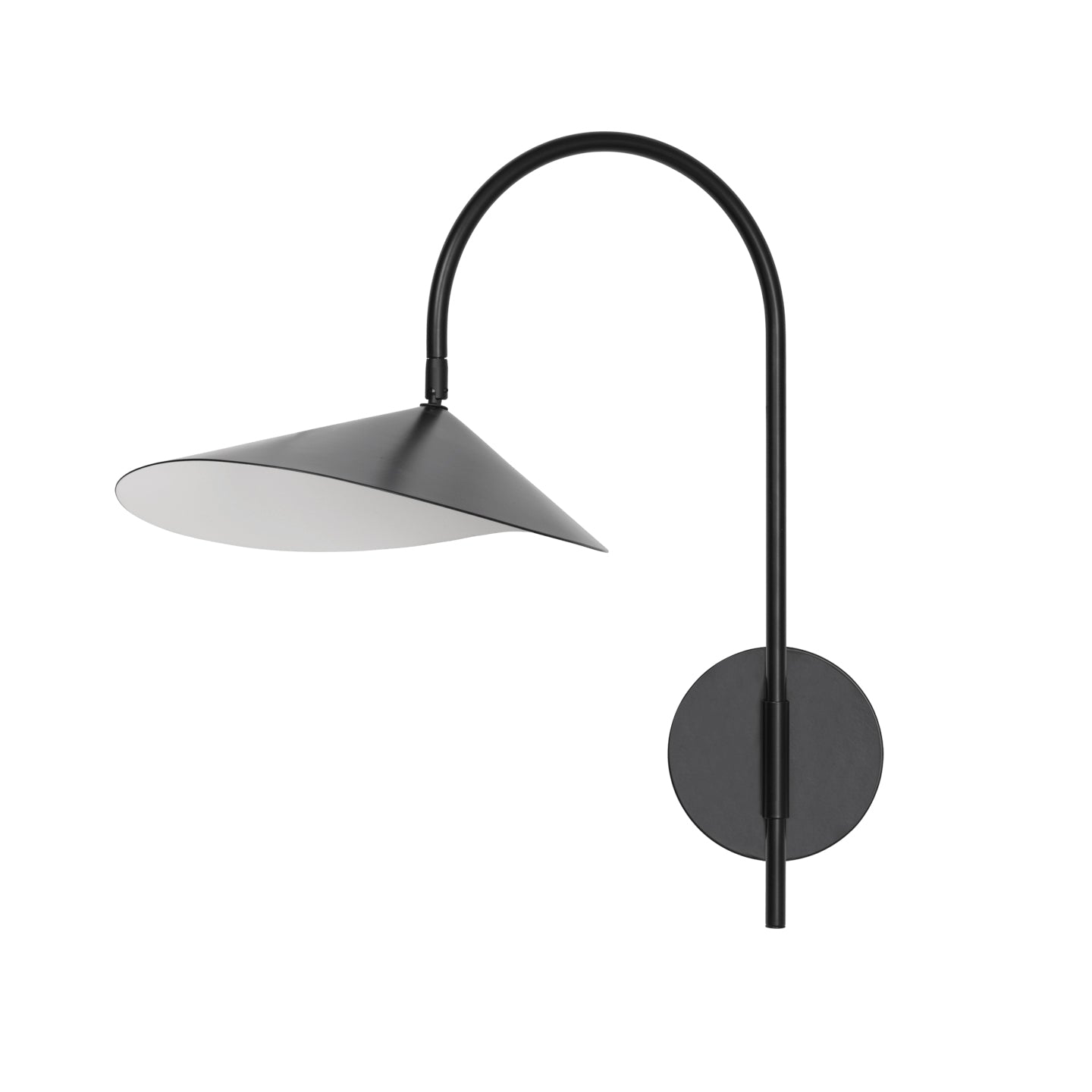 Ferm Living - Arum Swivel Wandleuchte festverkabelt | schwarz