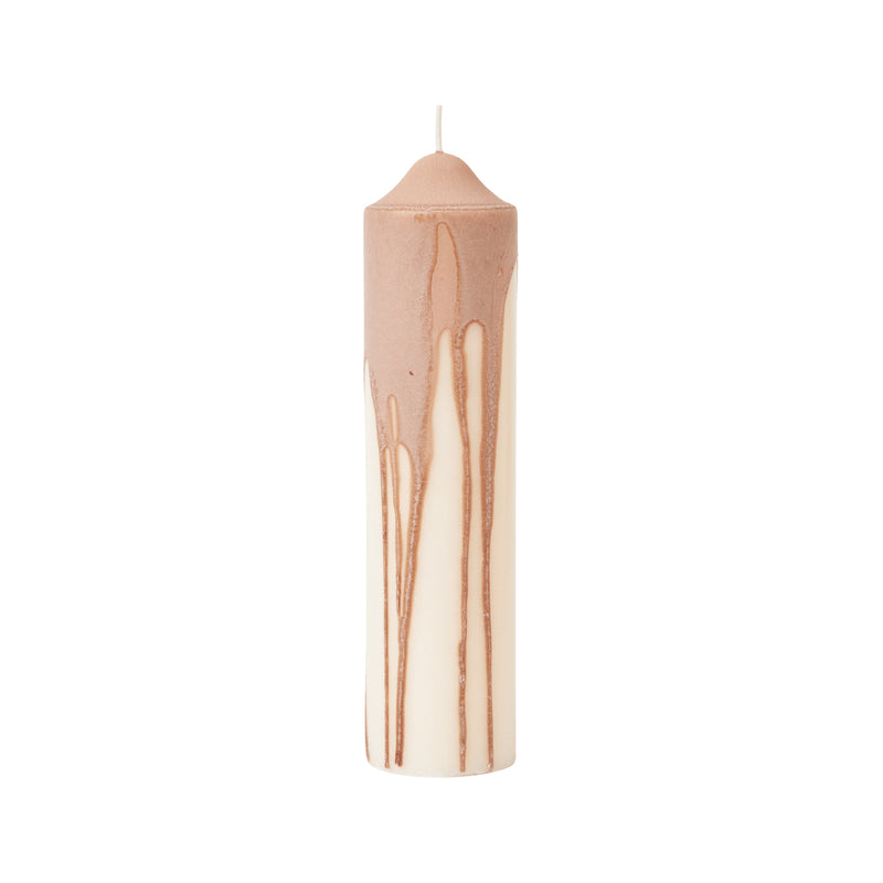 Ferm Living - Dryp Blockkerze | beige