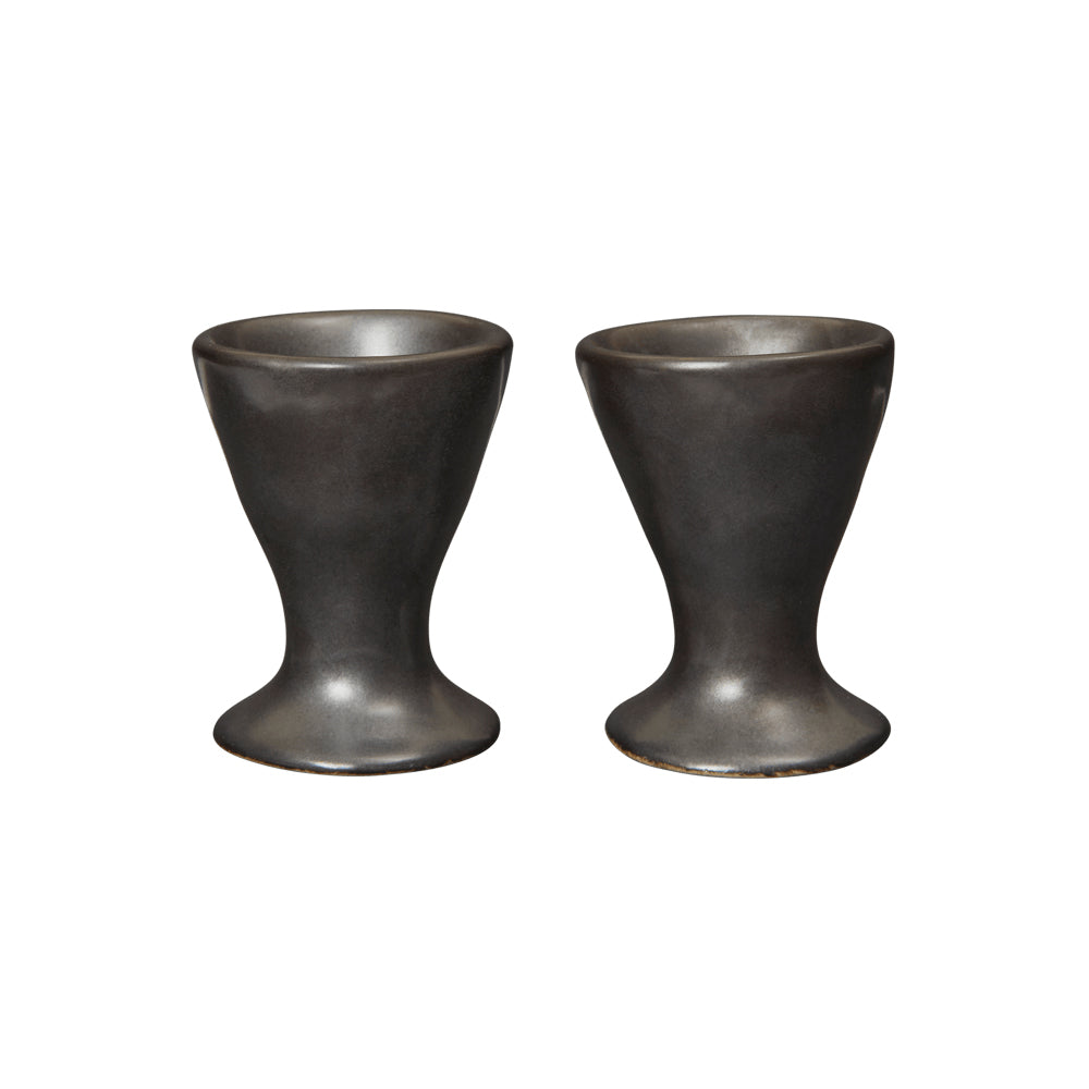 Ferm Living - Flow Eierbecher | schwarz