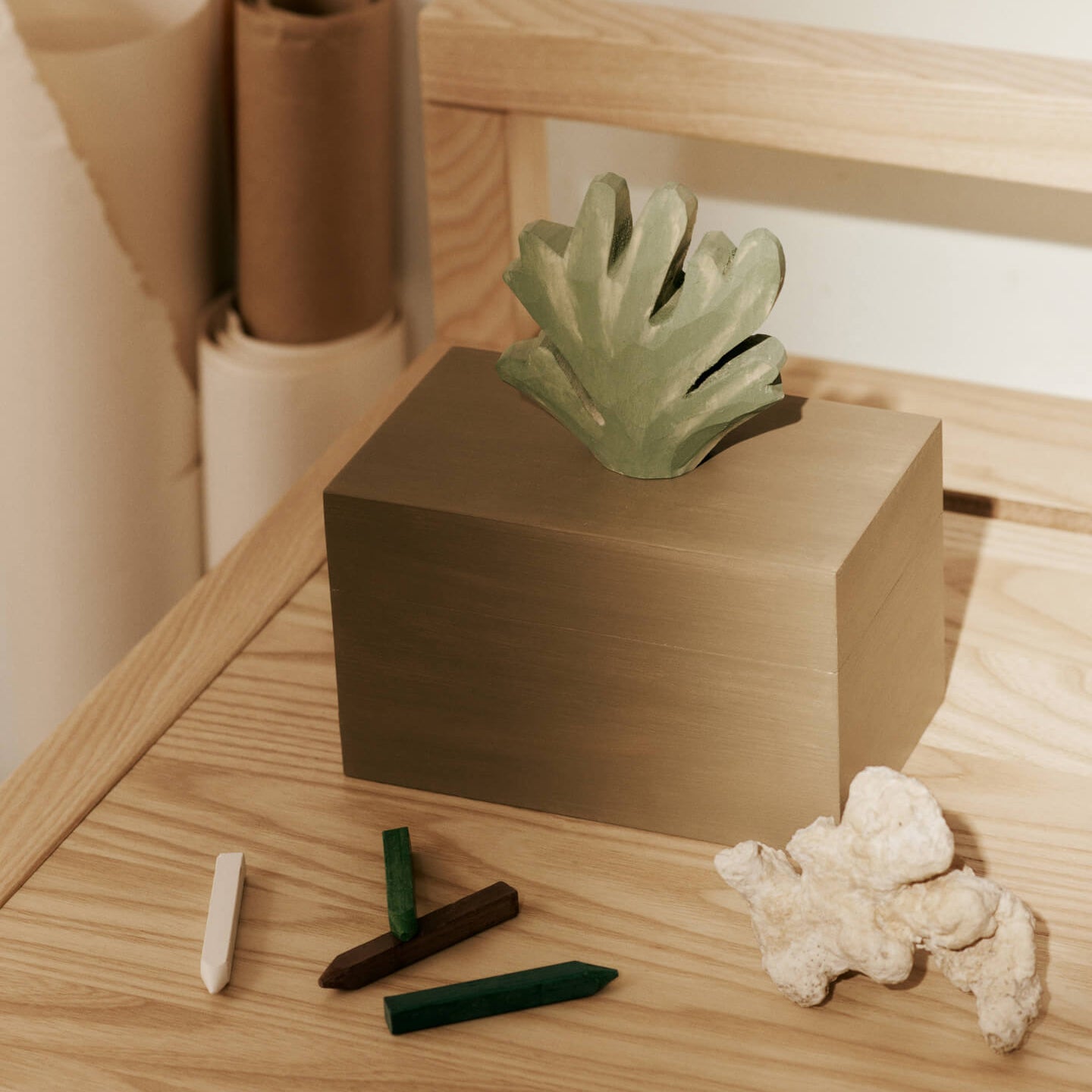 Ferm Living - Harbour Aufbewahrungsbox | Koralle