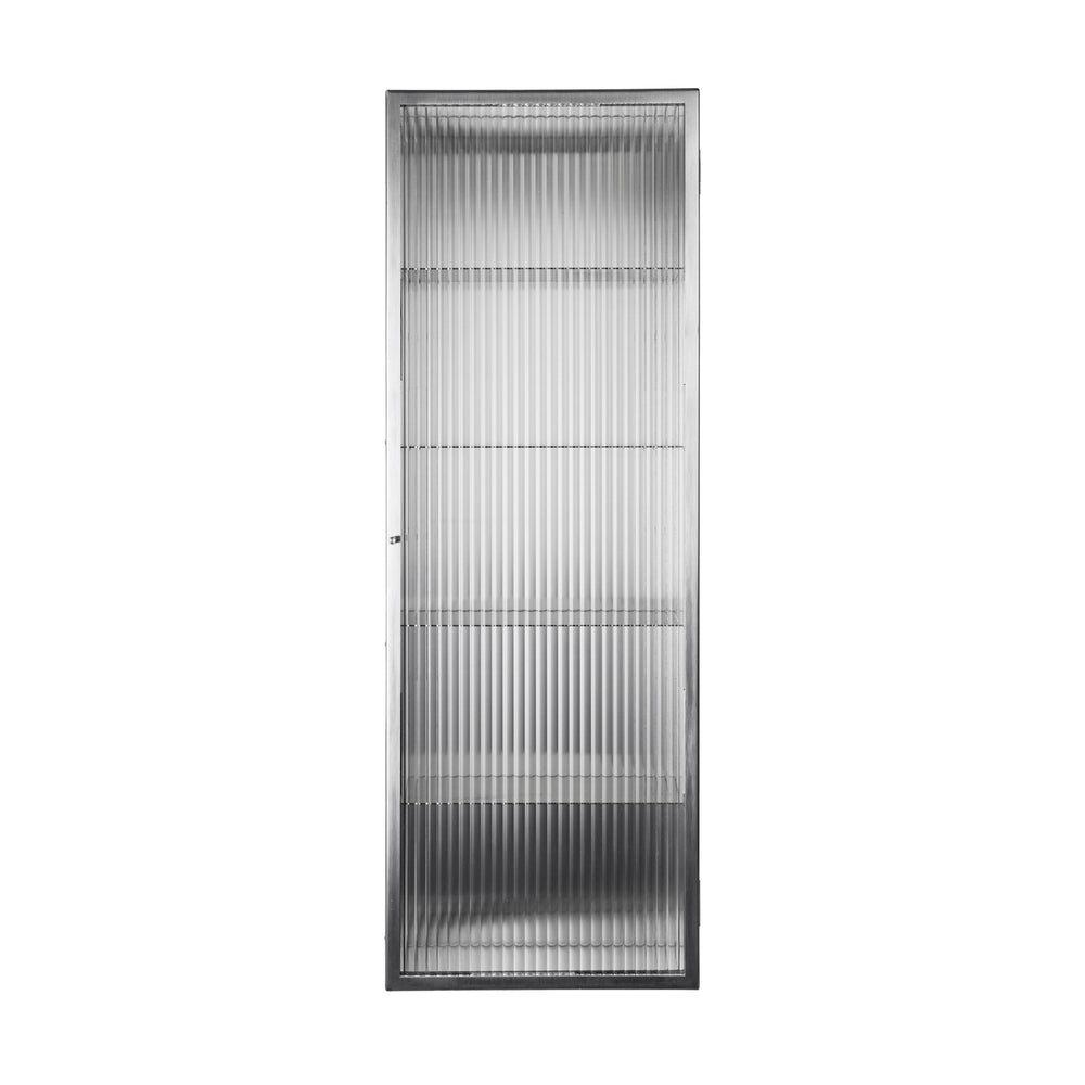 Ferm Living - Haze Wandschrank | 35 x 100 cm / Edelstahl