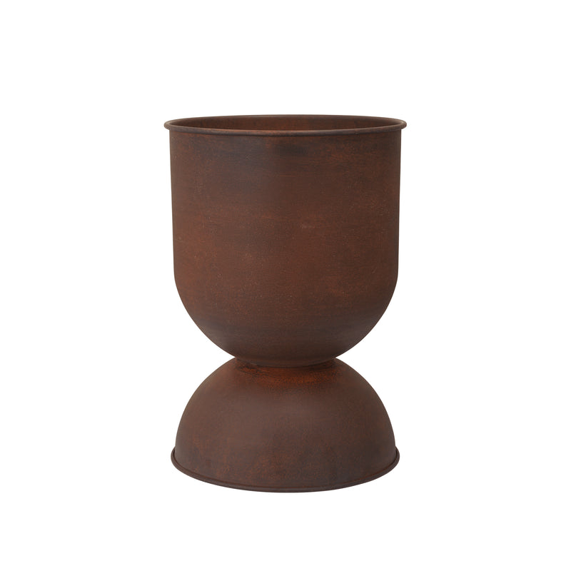 Ferm Living - Hourglass Blumentopf | Ø 40 x H 59 cm / rost