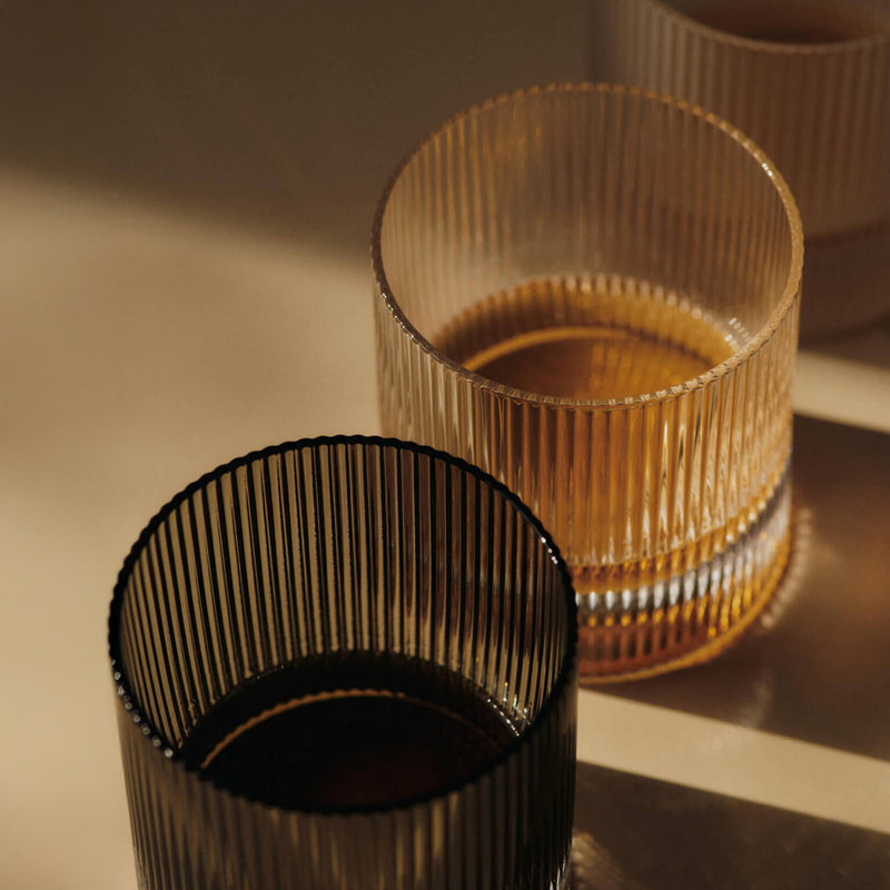 Ferm Living - Ripple Trinkgläser (4er-Set)