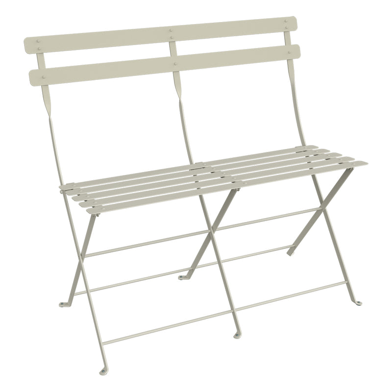 Fermob - Bistro 2-Sitzer Klappbank | lehmgrau