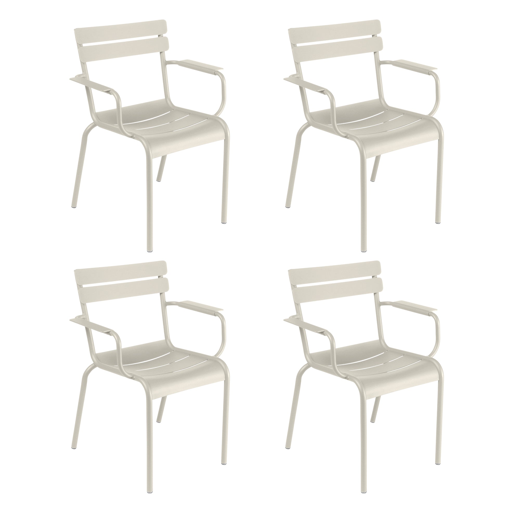 Fermob - Luxembourg Sessel Set | lehmgrau
