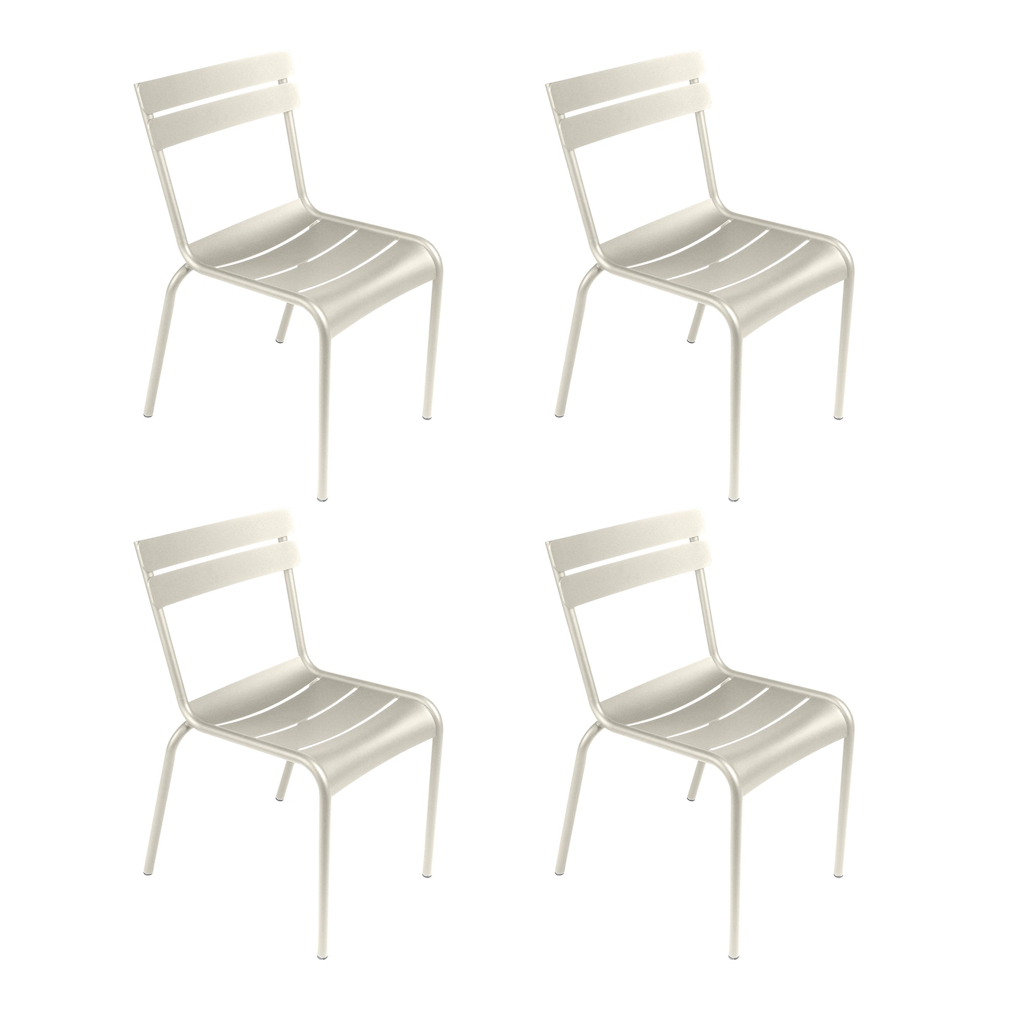 Fermob - Luxembourg Gartenstuhl Set | lehmgrau