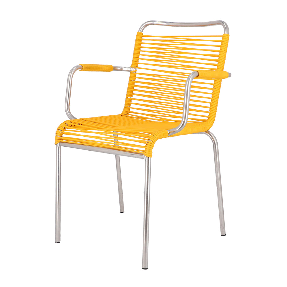 Fiam - Mya Spaghetti Outdoor Stuhl | gelb