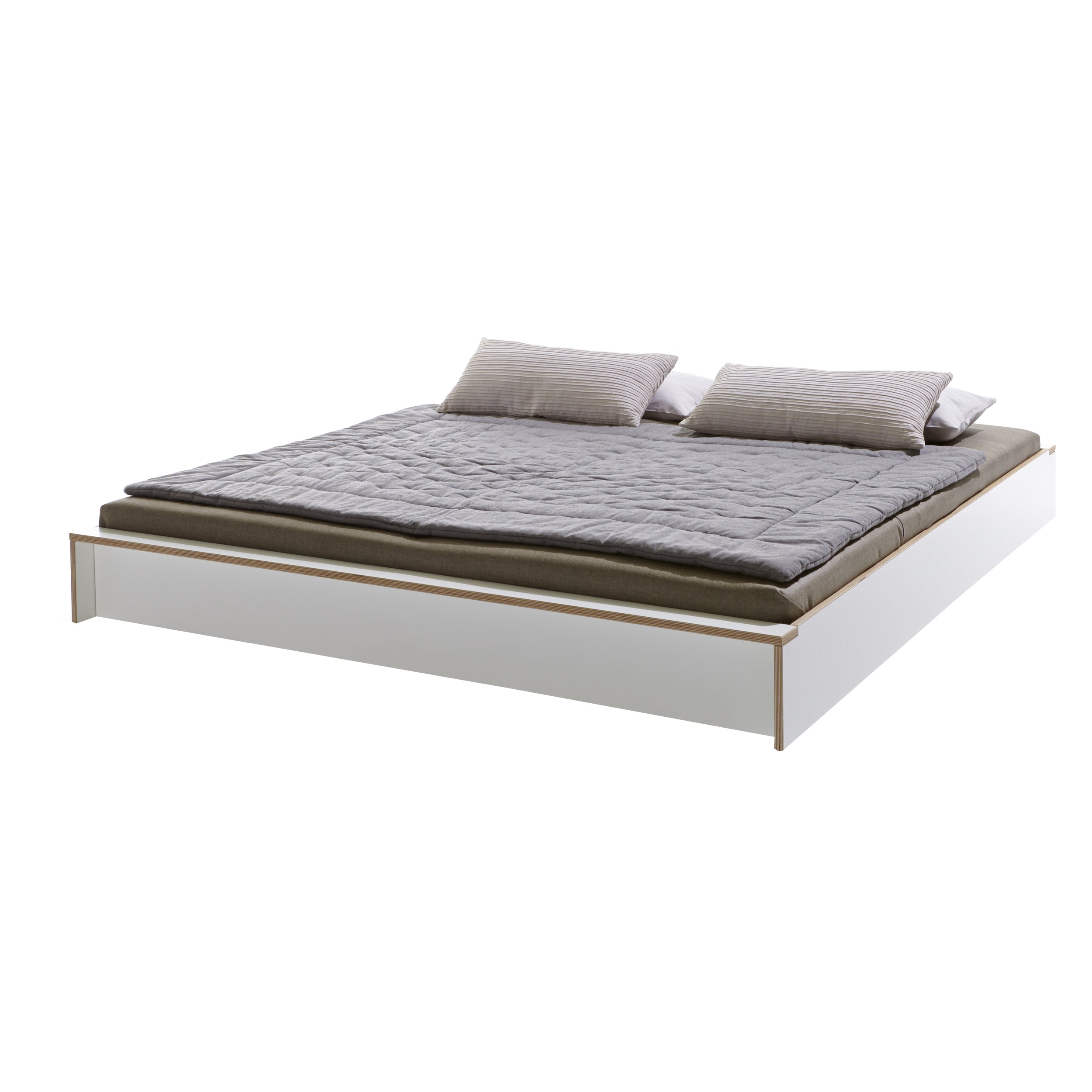 Müller Small Living - Flai Bett | 140 x 200 cm / weiß, 160 x 200 cm / weiß