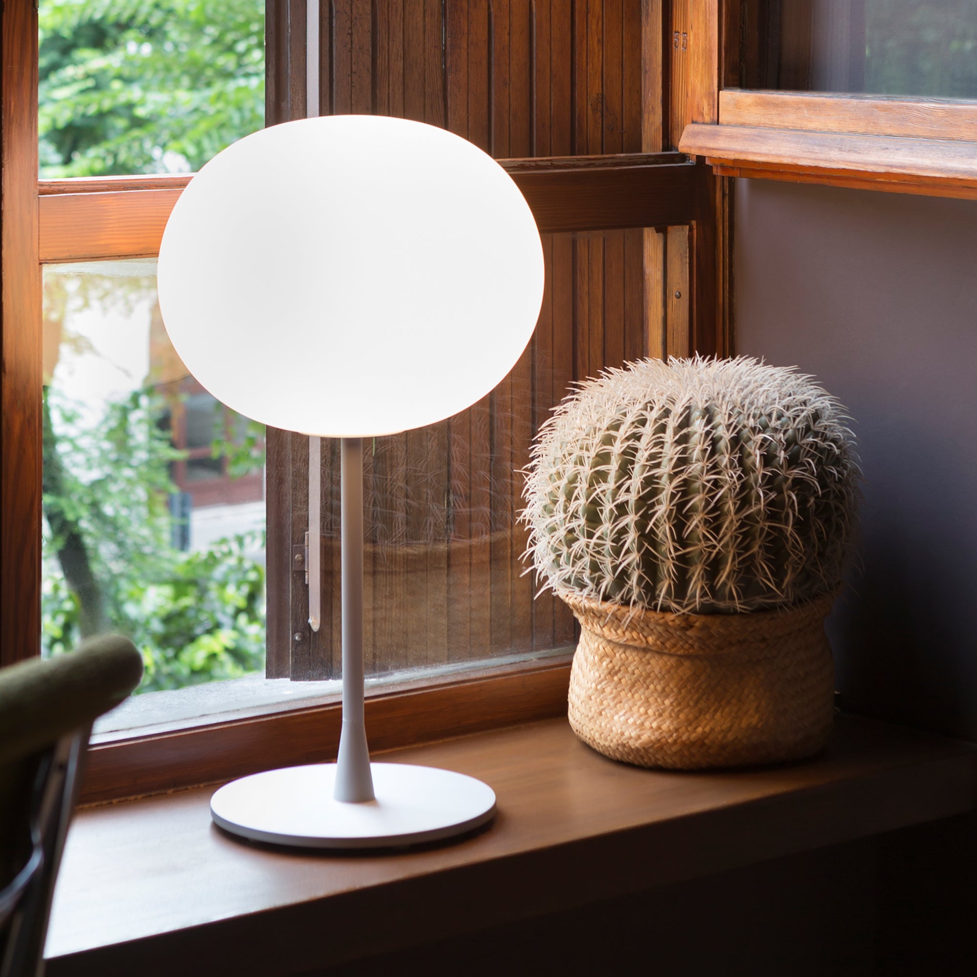 Flos - Glo-Ball Tischleuchte | silber