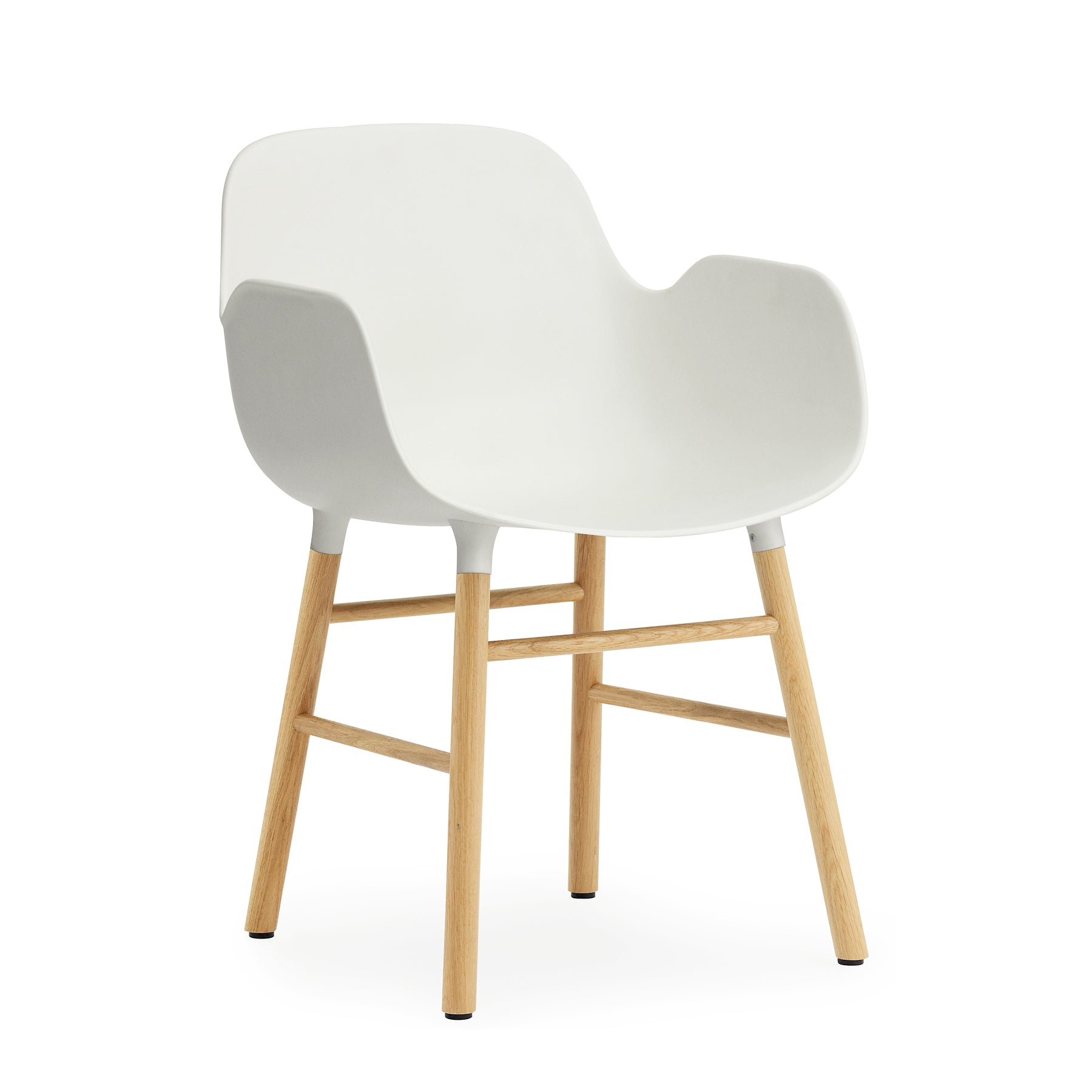 Normann Copenhagen - Form Armlehnstuhl (Holz) | weiß