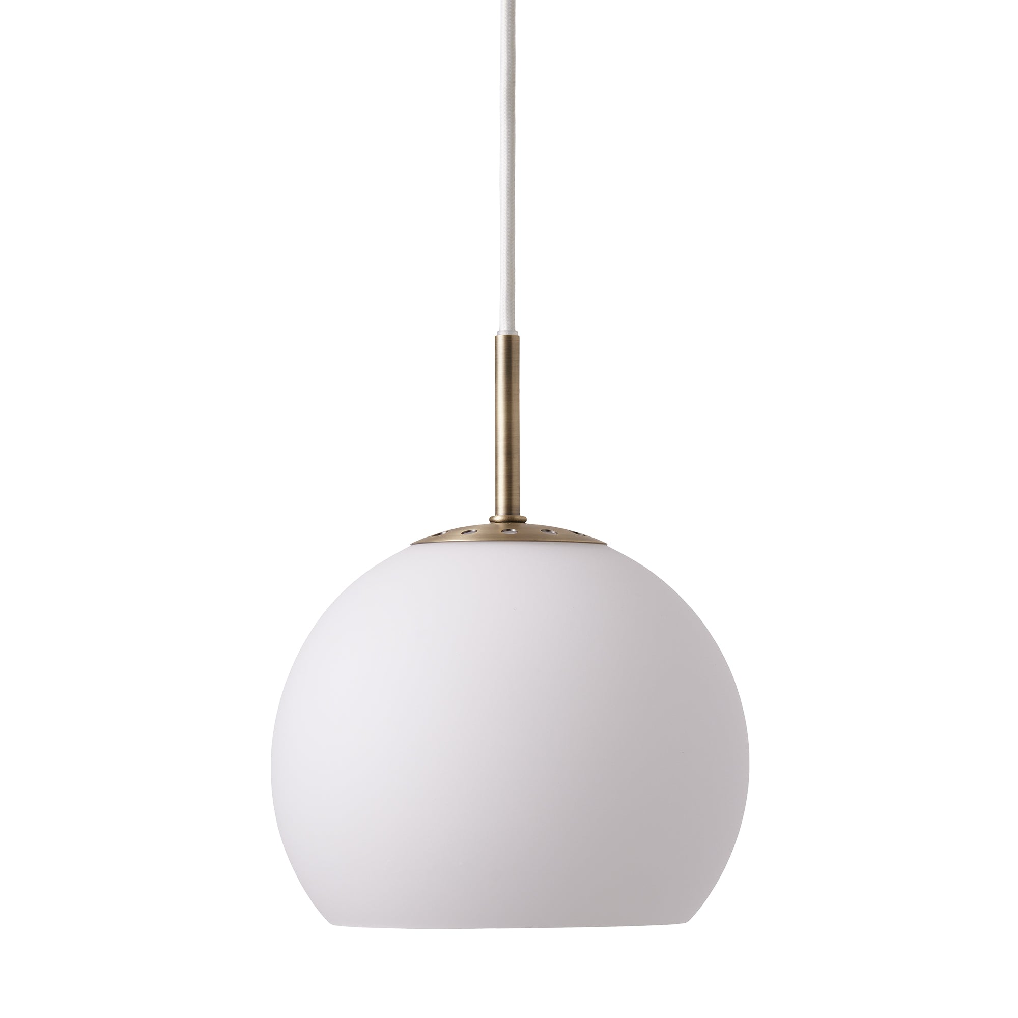 Frandsen - Ball Pendelleuchte Glas | Ø 18 cm / opal weiß
