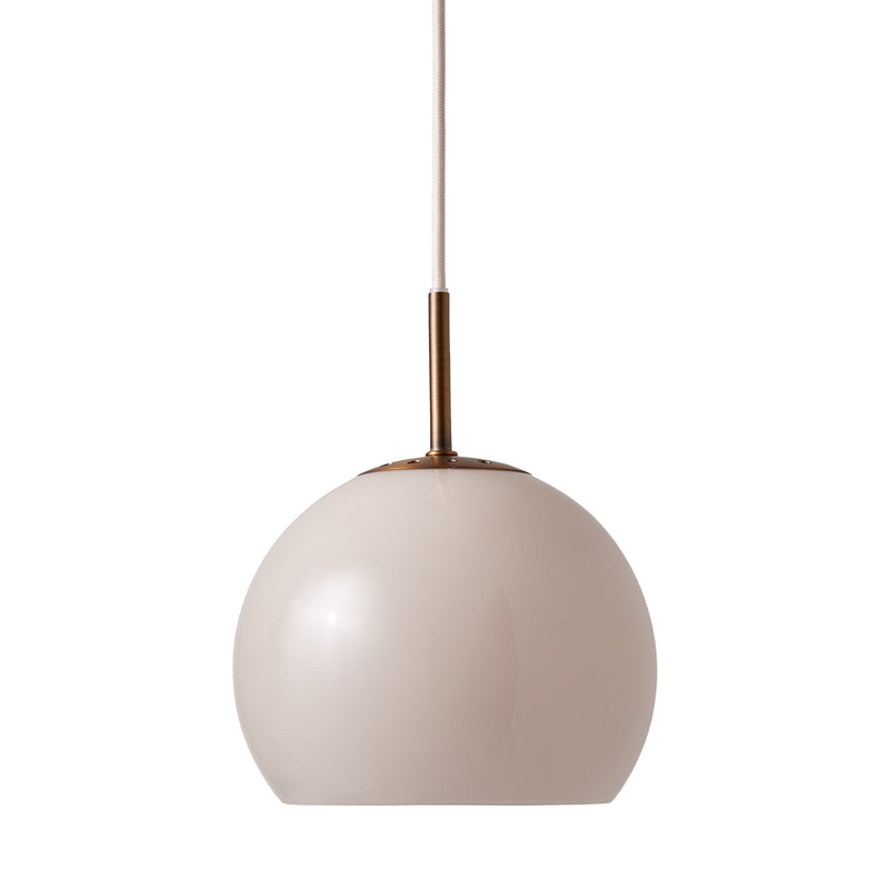 Frandsen - Ball Pendelleuchte Glas | Ø 18 cm / sand grey