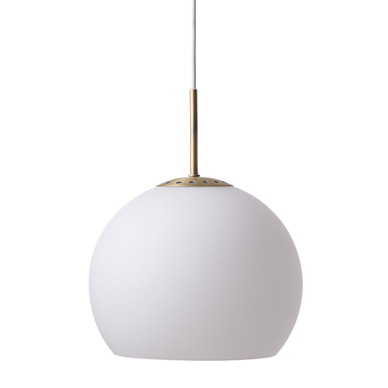 Frandsen - Ball Pendelleuchte Glas | Ø 25 cm / opal weiß