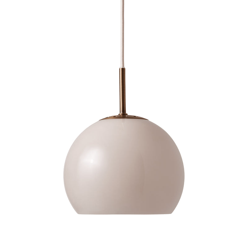 Frandsen - Ball Pendelleuchte Glas | Ø 25 cm / sand grey