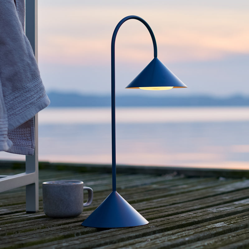 Frandsen - Grasp LED Akku-Stehleuchte | H 47 cm / petrol matt