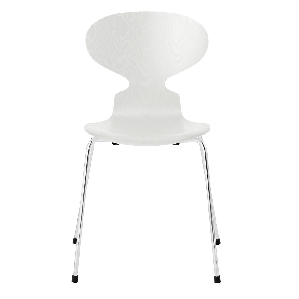 Fritz Hansen - Stuhl Ameise | weiß / verchromt